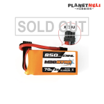 CNHL MiniStar 850mAh 11.1V 3S 70C Lipo Battery with XT30U
